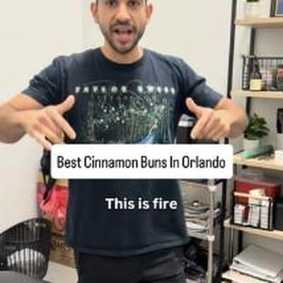 Best cinnamon buns in Orlando — this one's fire