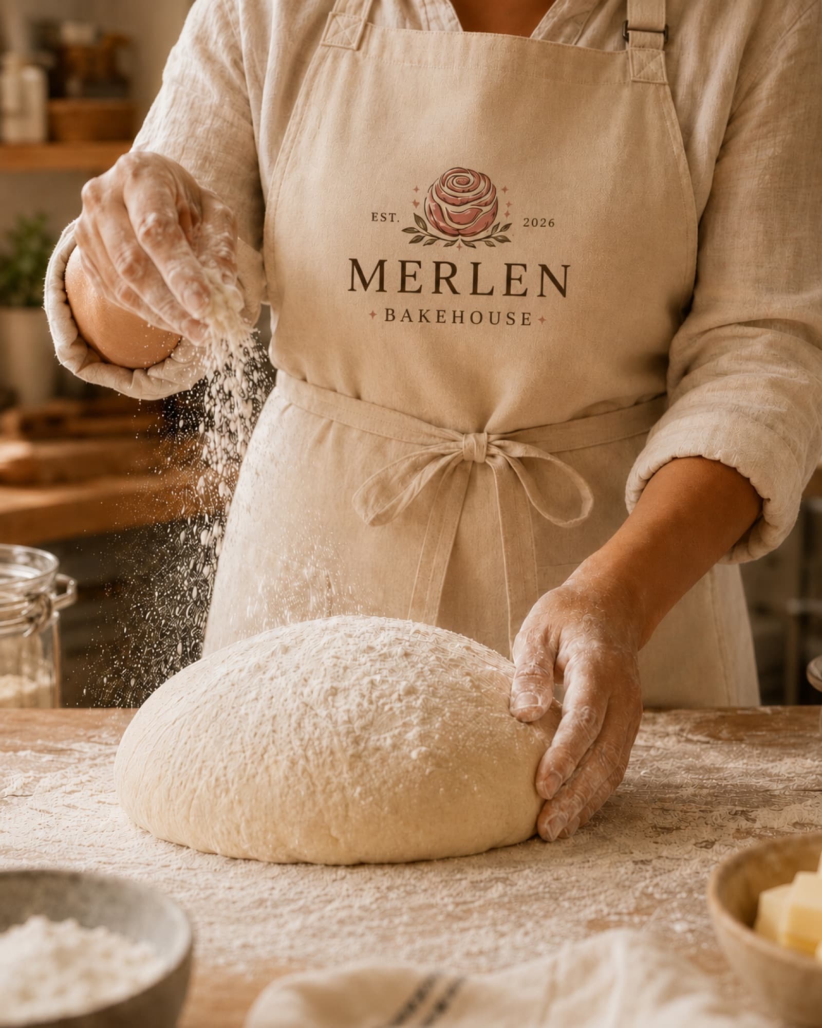Our head baker at Merlen Bakehouse